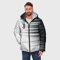 Куртка зимняя мужская Форма Ювентуса, цвет: 3D-светло-серый — фото 2