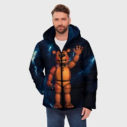 Куртка зимняя мужская Five Nights At Freddys, цвет: 3D-красный — фото 2