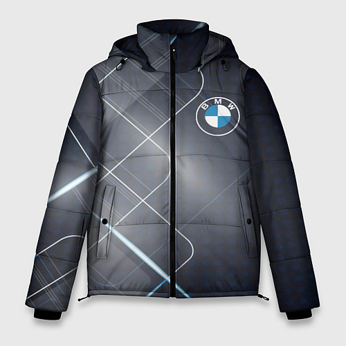 Мужская зимняя куртка BMW / 3D-Светло-серый – фото 1