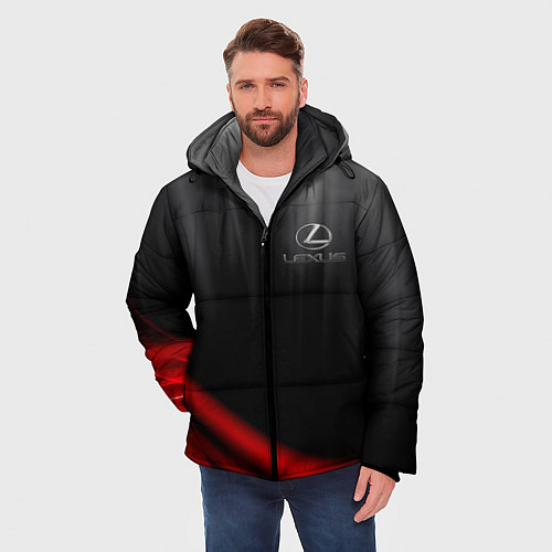 Мужская зимняя куртка LEXUS / 3D-Красный – фото 3