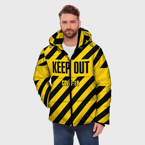 Мужская зимняя куртка Keep out / 3D-Светло-серый – фото 3