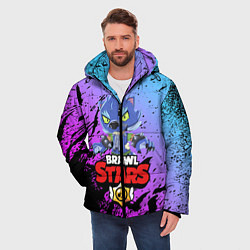 Куртка зимняя мужская BRAWL STARS WEREWOLF LEON, цвет: 3D-черный — фото 2