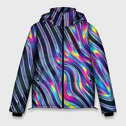 Куртка зимняя мужская DIGITAL ABSTRACT, цвет: 3D-черный