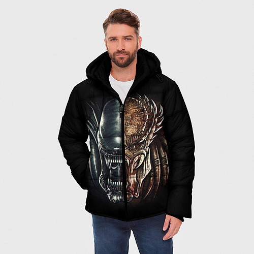 Мужская зимняя куртка PREDATOR / 3D-Светло-серый – фото 3