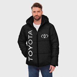 Куртка зимняя мужская Toyota CARBON, цвет: 3D-черный — фото 2