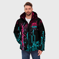 Куртка зимняя мужская CYBERPUNK, цвет: 3D-черный — фото 2