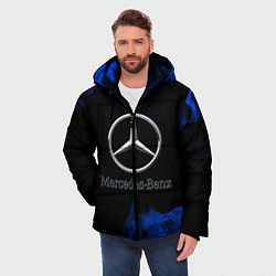 Куртка зимняя мужская Mercedes, цвет: 3D-светло-серый — фото 2