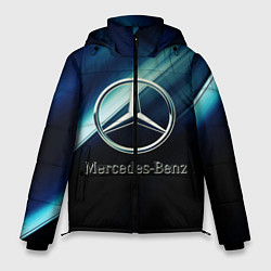 Куртка зимняя мужская Mercedes, цвет: 3D-черный