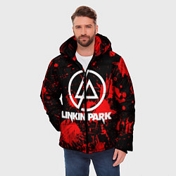 Куртка зимняя мужская Linkin Park, цвет: 3D-черный — фото 2