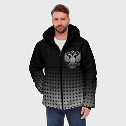 Куртка зимняя мужская Герб, цвет: 3D-светло-серый — фото 2