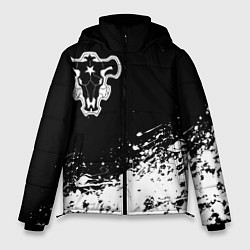 Куртка зимняя мужская Черный Клевер Черный Бык 6, цвет: 3D-черный