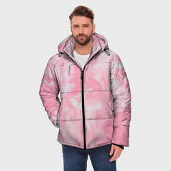 Куртка зимняя мужская Розовая Богемия, цвет: 3D-черный — фото 2