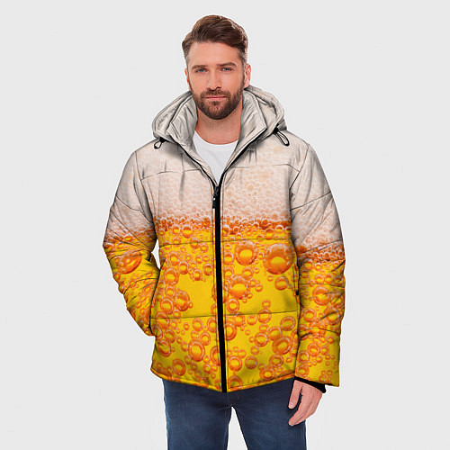 Мужская зимняя куртка ПИВО / 3D-Красный – фото 3