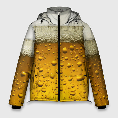 Мужская зимняя куртка ПИВО / 3D-Светло-серый – фото 1