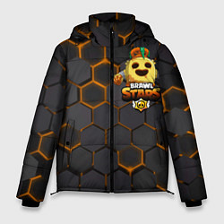 Куртка зимняя мужская Brawl Stars Robot Spike, цвет: 3D-черный