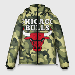 Куртка зимняя мужская CHICAGO BULLS, цвет: 3D-черный