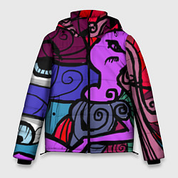 Куртка зимняя мужская Девушка, цвет: 3D-черный