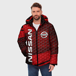 Куртка зимняя мужская NISSAN, цвет: 3D-светло-серый — фото 2