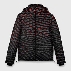 Куртка зимняя мужская 3D ABSTRACT, цвет: 3D-черный