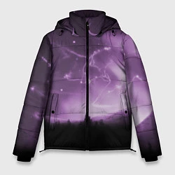 Куртка зимняя мужская ВОЛКИ СОЗВЕЗДИЯ D, цвет: 3D-черный