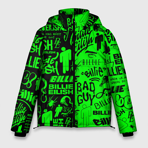 Мужская зимняя куртка BILLIE EILISH БИЛЛИ АЙЛИШ / 3D-Светло-серый – фото 1