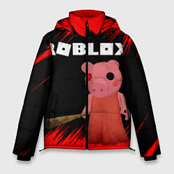 Куртка зимняя мужская Roblox Piggy, цвет: 3D-черный