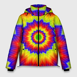 Куртка зимняя мужская Tie-Dye, цвет: 3D-красный