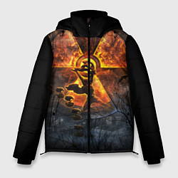 Куртка зимняя мужская S T A L K E R 2, цвет: 3D-черный