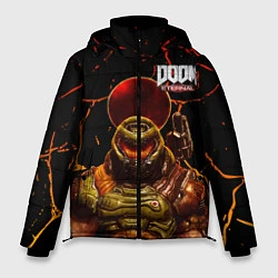 Куртка зимняя мужская Doom Eternal, цвет: 3D-черный