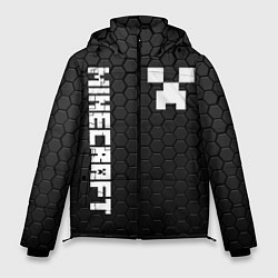 Куртка зимняя мужская MINECRAFT МАЙНКРАФТ, цвет: 3D-черный