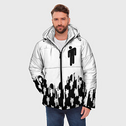 Куртка зимняя мужская BILLIE EILISH БИЛЛИ АЙЛИШ, цвет: 3D-черный — фото 2
