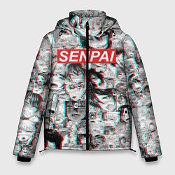 Куртка зимняя мужская SENPAIСЕНПАИ, цвет: 3D-черный