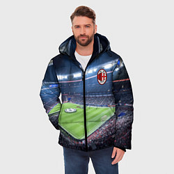 Куртка зимняя мужская FC MILAN, цвет: 3D-черный — фото 2