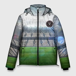 Куртка зимняя мужская FC INTER MIAMI, цвет: 3D-черный