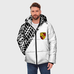 Куртка зимняя мужская PORSCHE, цвет: 3D-черный — фото 2