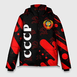 Куртка зимняя мужская СССР USSR, цвет: 3D-черный