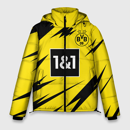 Мужская зимняя куртка HAALAND Borussia Dortmund / 3D-Светло-серый – фото 1