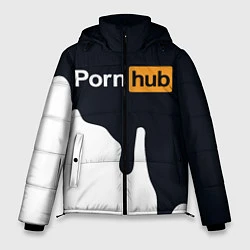 Куртка зимняя мужская Pornhub, цвет: 3D-черный