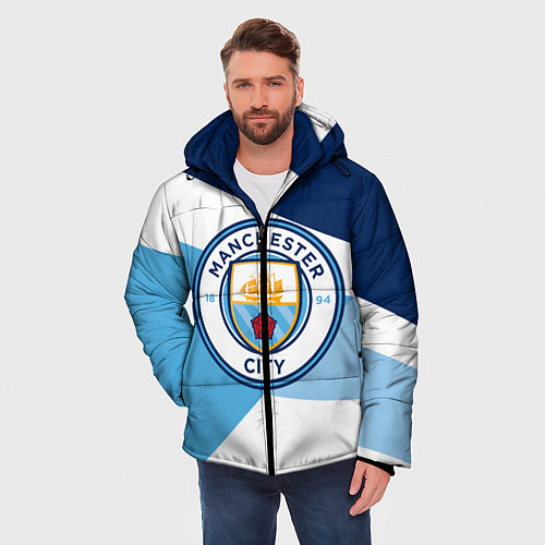 Мужская зимняя куртка MANCHESTER CITY EXLUSIVE / 3D-Красный – фото 3