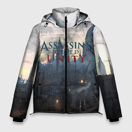Мужская зимняя куртка Assassin’s Creed Unity / 3D-Светло-серый – фото 1