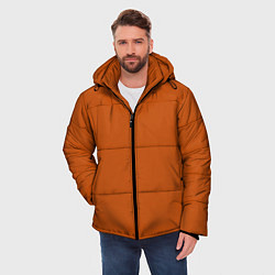Куртка зимняя мужская Радуга v6 - оранжевый, цвет: 3D-светло-серый — фото 2