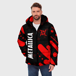Куртка зимняя мужская METALLICA МЕТАЛЛИКА, цвет: 3D-черный — фото 2