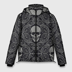 Куртка зимняя мужская Skulls, цвет: 3D-красный