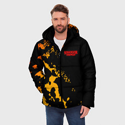 Куртка зимняя мужская ОЧЕНЬ СТРАННЫЕ ДЕЛА STRANGER, цвет: 3D-черный — фото 2