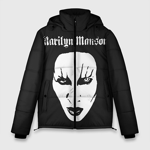 Мужская зимняя куртка Marilyn Manson / 3D-Светло-серый – фото 1