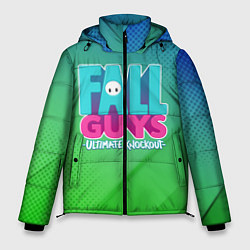 Куртка зимняя мужская FALL GUYS, цвет: 3D-черный
