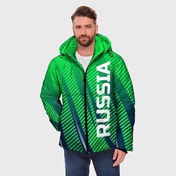 Куртка зимняя мужская Russia Sport, цвет: 3D-черный — фото 2