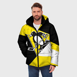 Куртка зимняя мужская Pittsburgh Penguins Exclusive, цвет: 3D-черный — фото 2
