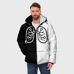 Куртка зимняя мужская ЛЕГКИЕ, цвет: 3D-черный — фото 2