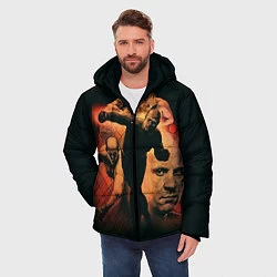 Куртка зимняя мужская Федор Емельяненко Император, цвет: 3D-черный — фото 2